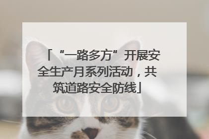 “一路多方”开展安全生产月系列活动，共筑道路安全防线
