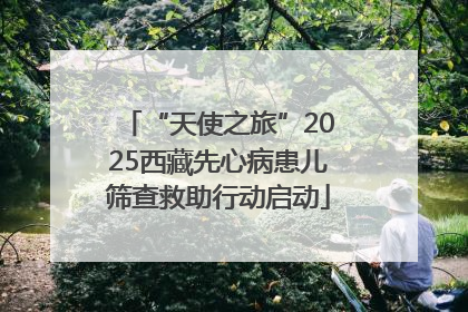 “天使之旅”2025西藏先心病患儿筛查救助行动启动