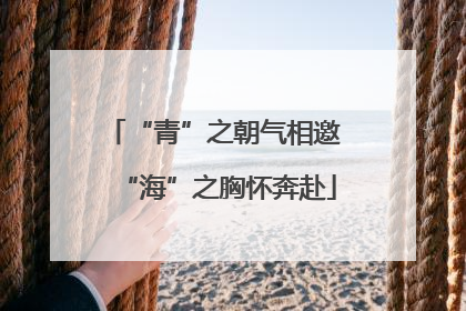 “青”之朝气相邀 “海”之胸怀奔赴