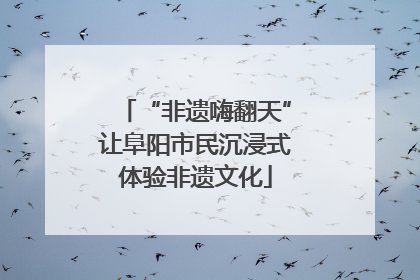 “非遗嗨翻天”让阜阳市民沉浸式体验非遗文化
