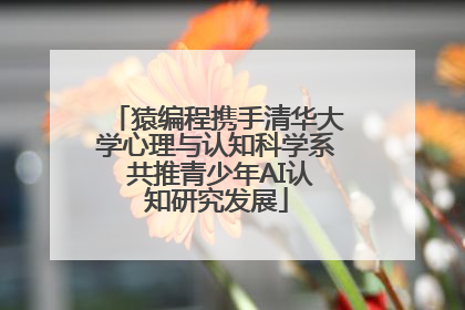猿编程携手清华大学心理与认知科学系 共推青少年AI认知研究发展