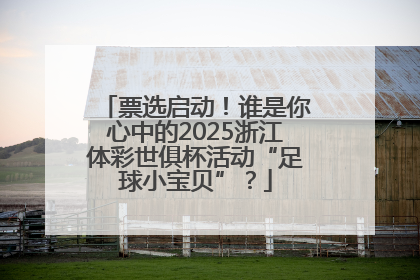 票选启动！谁是你心中的2025浙江体彩世俱杯活动“足球小宝贝”？