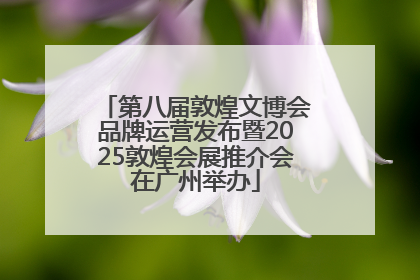 第八届敦煌文博会品牌运营发布暨2025敦煌会展推介会在广州举办