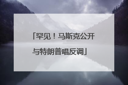 罕见！马斯克公开与特朗普唱反调
