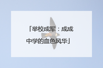 举校成军：成成中学的血色风华