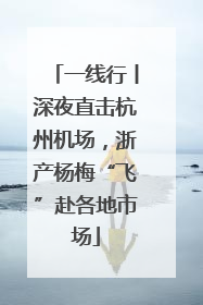 一线行丨深夜直击杭州机场，浙产杨梅“飞”赴各地市场