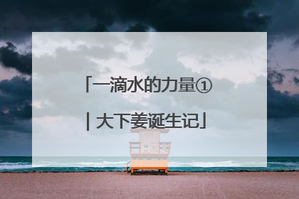 一滴水的力量①｜大下姜诞生记