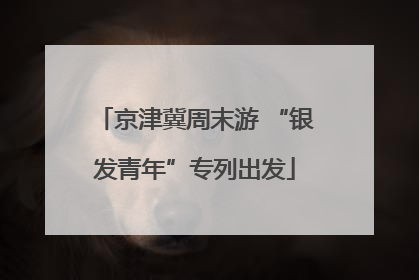 京津冀周末游 “银发青年”专列出发