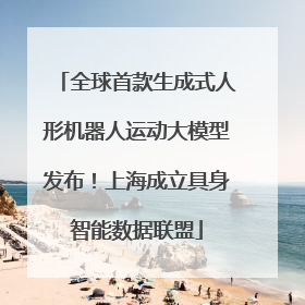 全球首款生成式人形机器人运动大模型发布！上海成立具身智能数据联盟