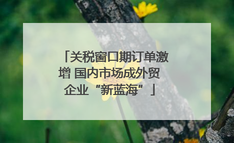 关税窗口期订单激增 国内市场成外贸企业“新蓝海”