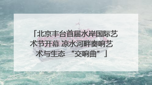 北京丰台首届水岸国际艺术节开幕 凉水河畔奏响艺术与生态 “交响曲”