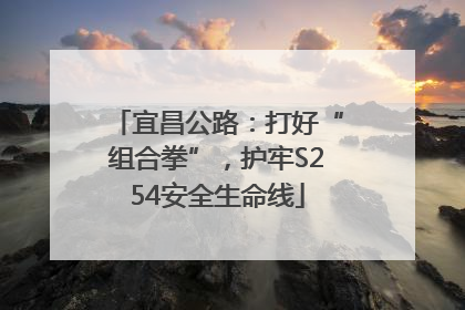 宜昌公路：打好“组合拳”，护牢S254安全生命线