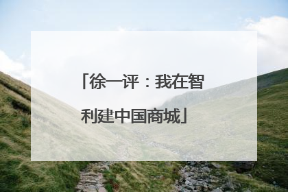 徐一评：我在智利建中国商城