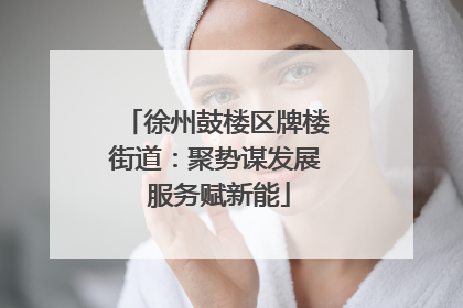 徐州鼓楼区牌楼街道：聚势谋发展 服务赋新能