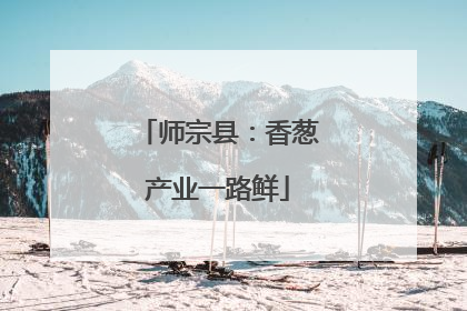 师宗县：香葱产业一路鲜