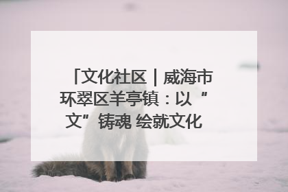 文化社区｜威海市环翠区羊亭镇：以“文”铸魂 绘就文化社区新画卷