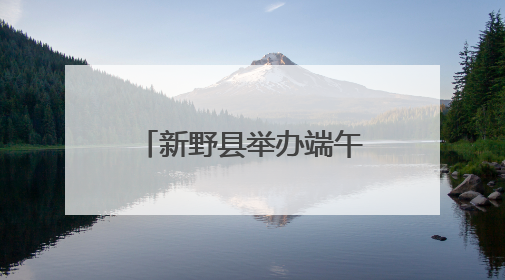 新野县举办端午主题实践活动助力青少年成长