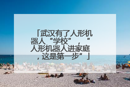 武汉有了人形机器人“学校”，“人形机器人进家庭，这是第一步”