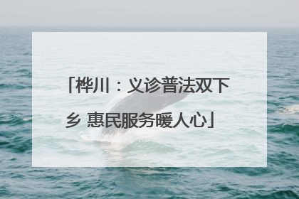桦川：义诊普法双下乡 惠民服务暖人心