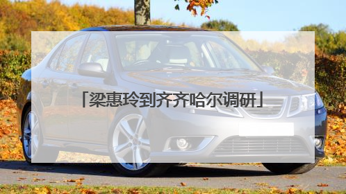 梁惠玲到齐齐哈尔调研
