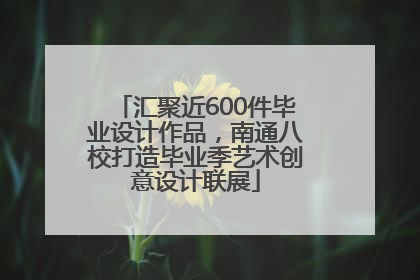 汇聚近600件毕业设计作品，南通八校打造毕业季艺术创意设计联展