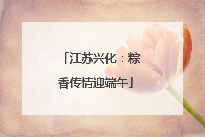 江苏兴化：粽香传情迎端午