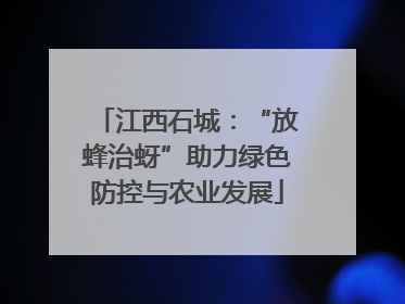 江西石城：“放蜂治蚜”助力绿色防控与农业发展