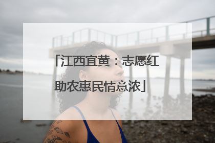江西宜黄：志愿红助农惠民情意浓
