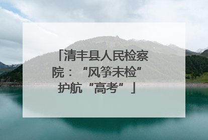 清丰县人民检察院：“风筝未检”护航“高考”
