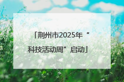 荆州市2025年“科技活动周”启动