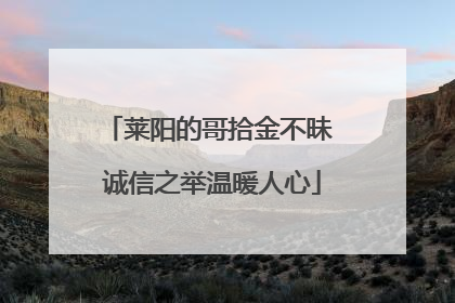 莱阳的哥拾金不昧 诚信之举温暖人心