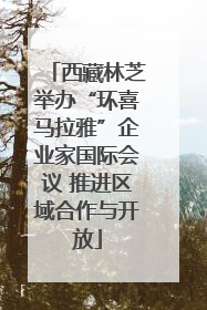 西藏林芝举办“环喜马拉雅”企业家国际会议 推进区域合作与开放