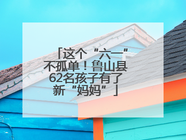 这个“六一”不孤单！鲁山县62名孩子有了新“妈妈”