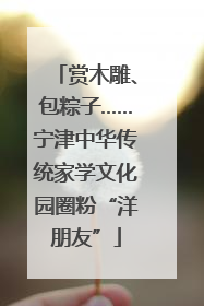 赏木雕、包粽子……宁津中华传统家学文化园圈粉“洋朋友”