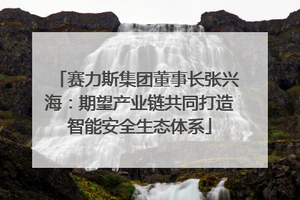 赛力斯集团董事长张兴海：期望产业链共同打造智能安全生态体系