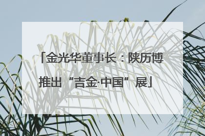 金光华董事长：陕历博推出“吉金·中国”展