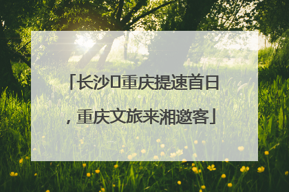 长沙⇌重庆提速首日，重庆文旅来湘邀客