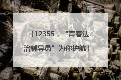 12355，“青春法治辅导员”为你护航
