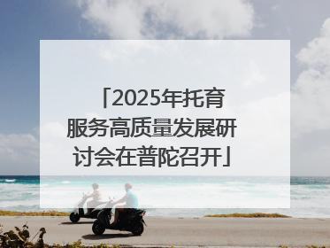 2025年托育服务高质量发展研讨会在普陀召开